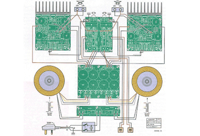 High-End Power Amplifier Wiring Diagram