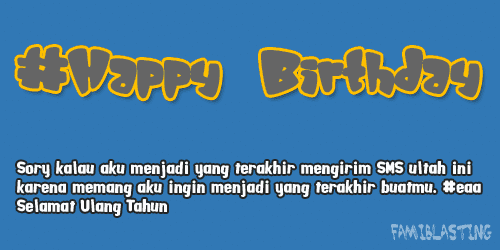 ucapan selamat ulang tahun