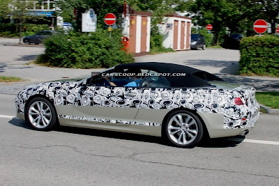 Convertible BMW 6 showed its interior