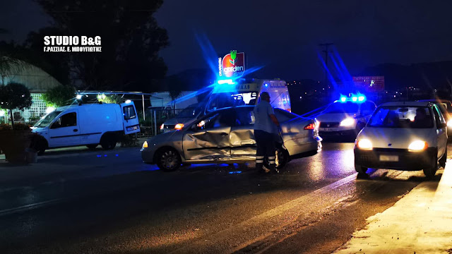 Σοβαρό τροχαίο ατύχημα με τραυματισμό στο Ναύπλιο