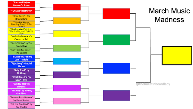 March Music Madness in your music classroom