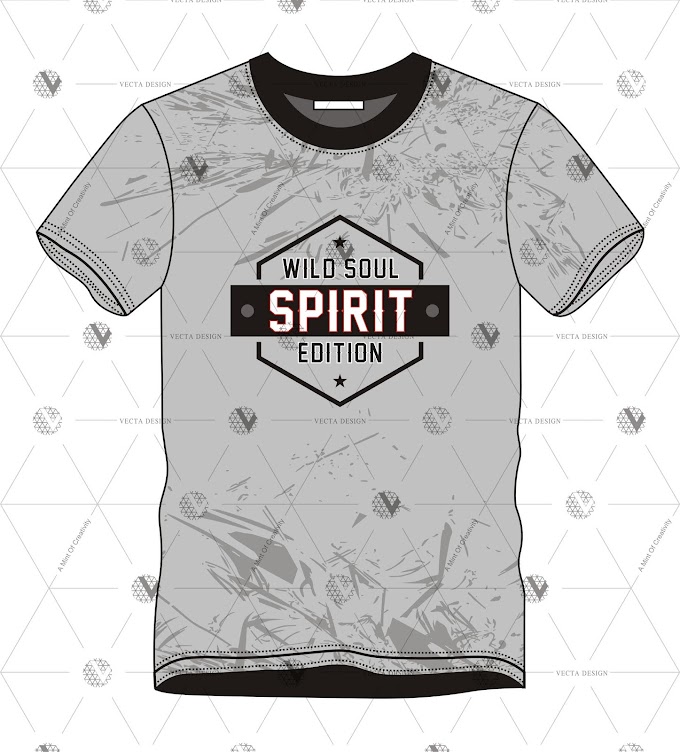 Graphic T-Shirt Design | Wild Soul Spirit - Vecta Design
