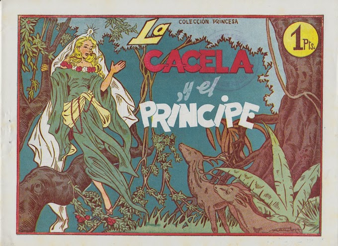 PRINCESA PRINCESITA-Princesita (1945, Ameller) 155 La gacela y el príncipe   - ONLINE DE QUADRINHOS EM ESPANHOL