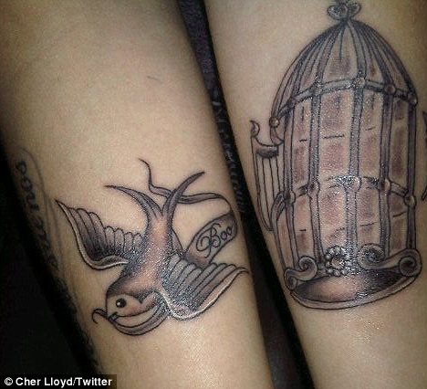 cher lloyd 2011 tattoos. Paying tribute: Cher posted a