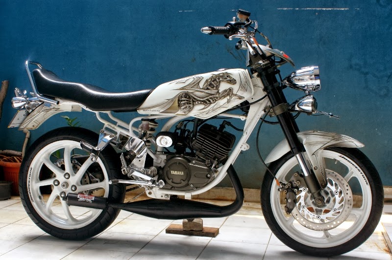  Gambar  Modifikasi  Yamaha RX King Airbrush Style Terbaru 2014