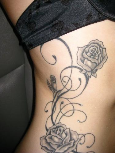 Black roses tattoos images