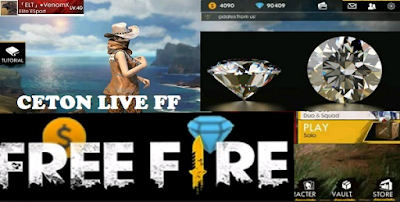 Ceton Live FF To Get Diamond Free Fire 2019