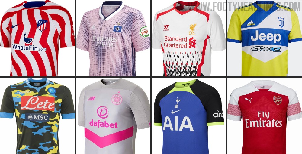 The Worst-Ever Kits of 31 Famous Clubs, As Voted by the Public - Footy  Headlines