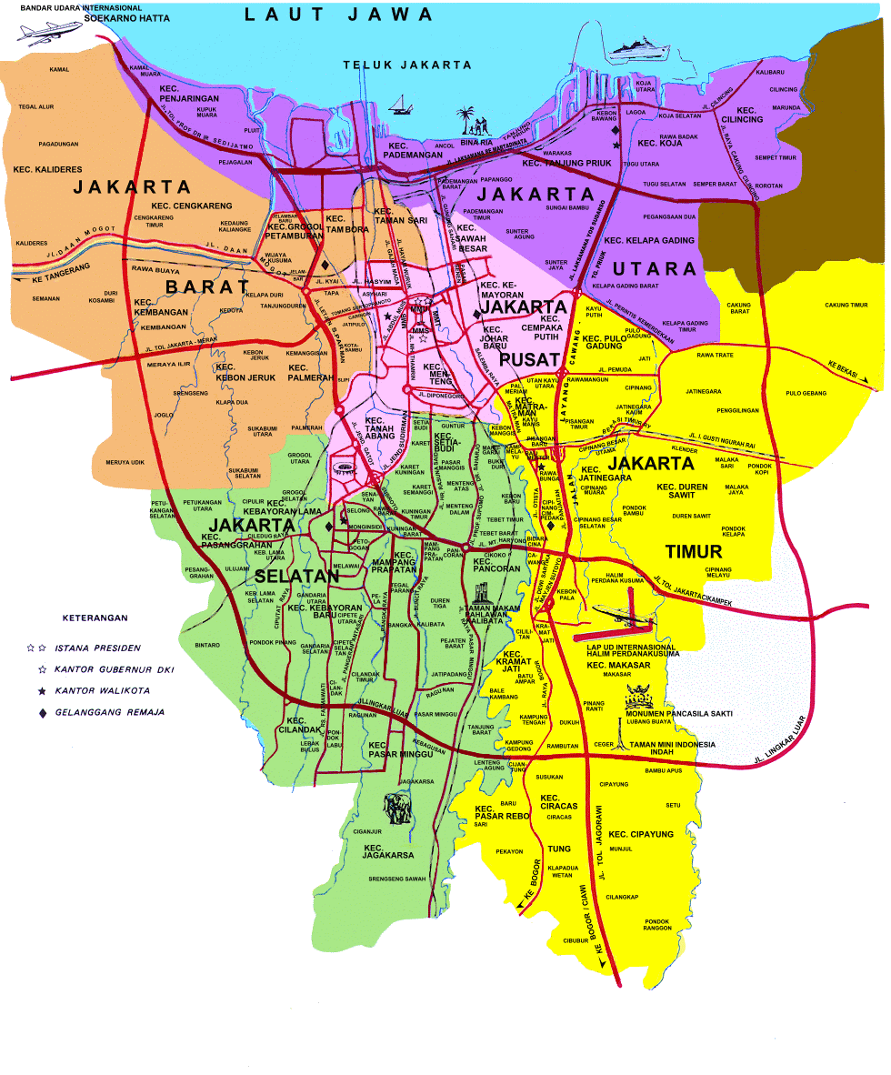 Peta Provinsi DKI Jakarta