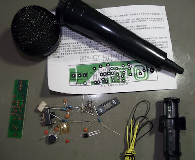 Kit para montagem de microfone sem fio