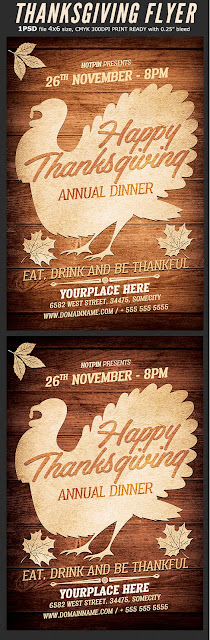  Thanksgiving Flyer Template