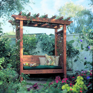 DIY Garden Arbor