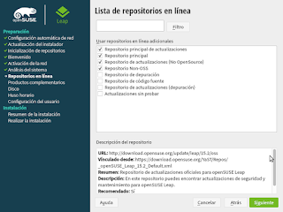 Instalador Repositorio opensuse Cosvernauta