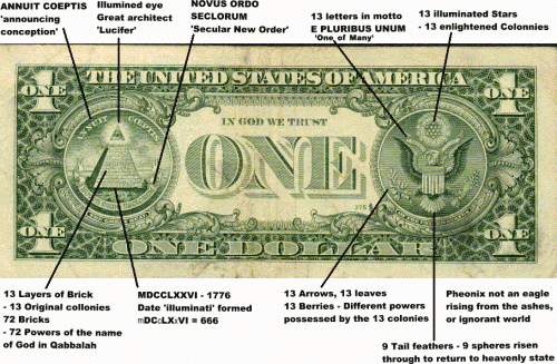 american 1 dollar bill illuminati. makeup us 1 dollar bill