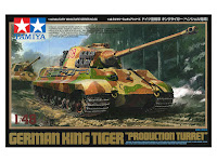 Tamiya 1/48 GERMAN KING TIGER 'PRODUCTION TURRET' (32536) Color Guide & Paint Conversion Chart　