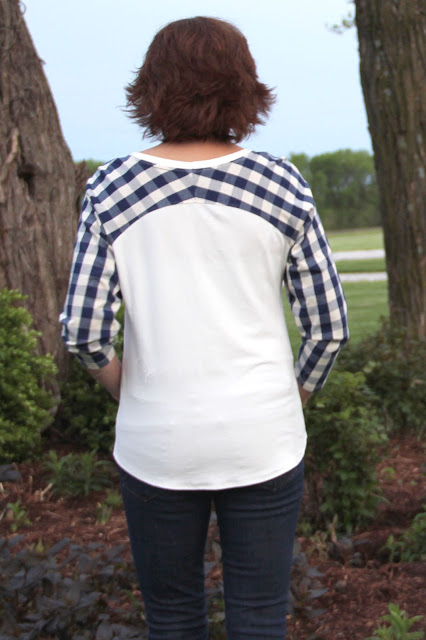 Indiesew Bethioua raglan shirt made from Girl Charlee knits