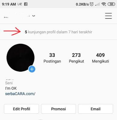 Cara Melihat Orang Yang Mengunjungi Profil Instagram Kita