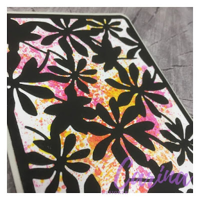 Spray paint bloemen - vmcdesigns.nl