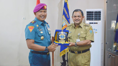 Bangun Terus Sinergitas, Pangkalan TNI AL Laksanakan Pertemuan Dengan Bupati Semarang