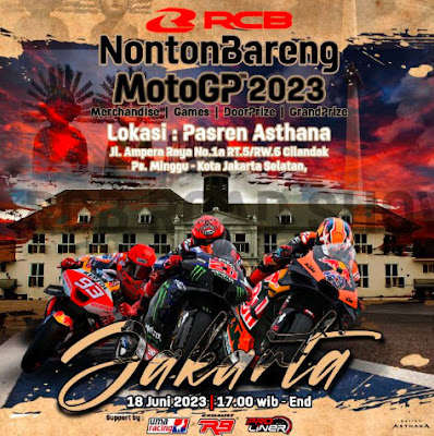 RCB Kembali Gelar Roadshow & Nobar MotoGP 2023 di Jakarta