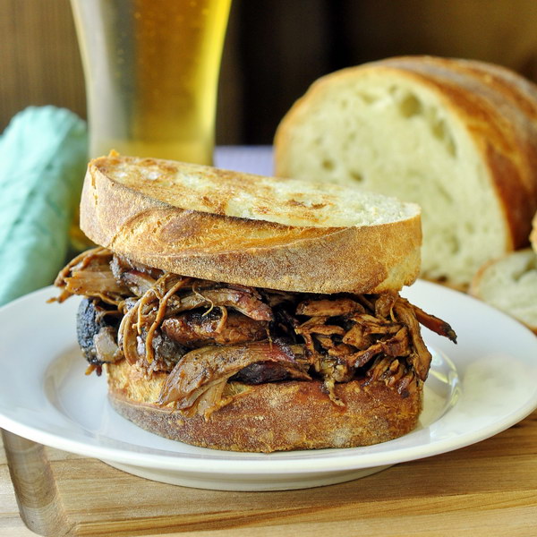 Blueberry Barbeque Pulled Pork