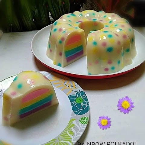 Cara Membuat Puding Rainbow