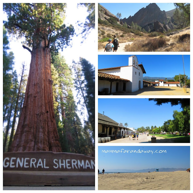 Itinerario di viaggio in california