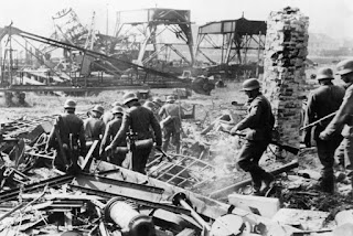 Немецкие солдаты на полуострове Вестерплатте (Westerplatte) в Польше.