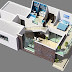 PLANOS 3D CASA 3 DORMITORIOS VIVIENDA MODERNA