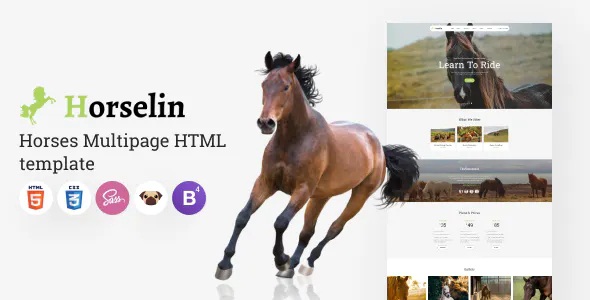 Best Elegant Animals Multipage HTML5 Template