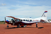 Below is a photo of our airplane on the ground here in Nimule.