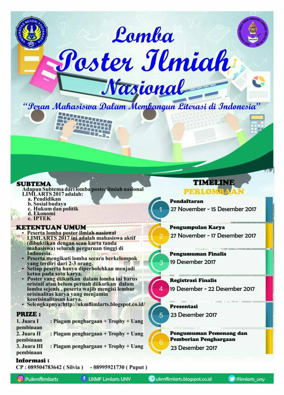 Lomba Desain  Poster  Nasional 2020 di UNY Info Lomba 2020 