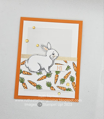 stampin up, easter bunny