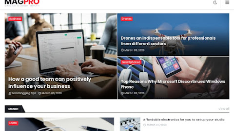 MagPro Blogger Template Premium Free Download