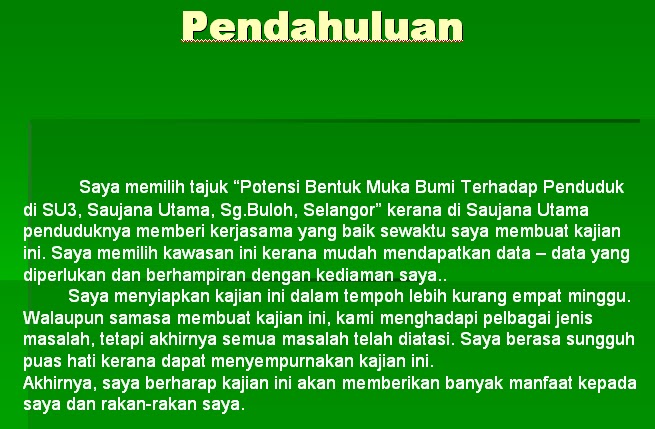 GEOGRAFI - Mengenali Ciptaan dan Kekuasaan Allah ke atas 