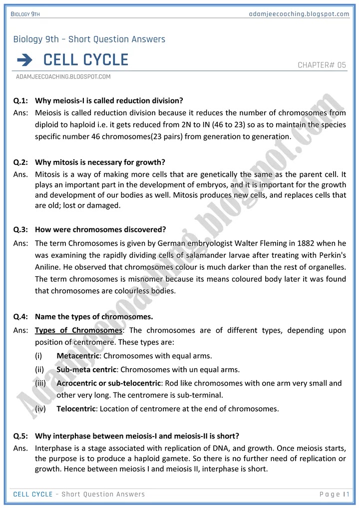 cell-cycle-short-question-answers-biology-9th