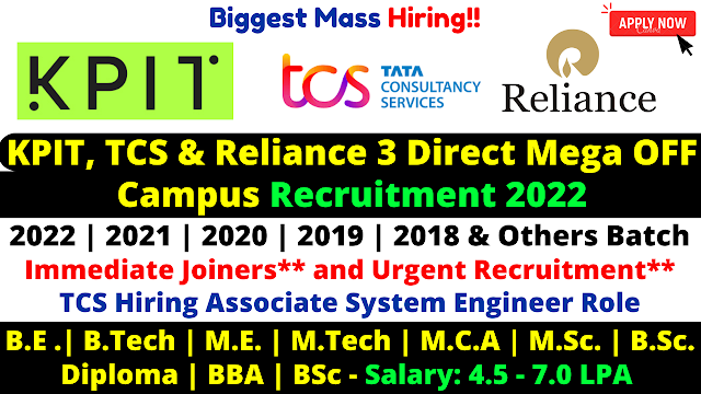 KPIT Technologies Off Campus Drive 2022 As Trainee Engineer
