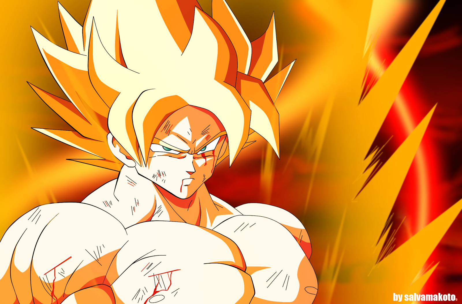 imagenes de goku transformado en super sayayin - Goku Y sus fases Sayayin (Megapost) Taringa!