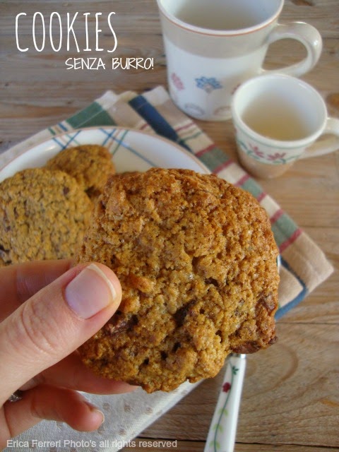 Ricetta cookies senza burro