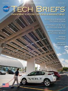 NASA Tech Briefs. Engineering solutions for design & manufacturing - March 2012 | ISSN 0145-319X | TRUE PDF | Mensile | Professionisti | Scienza | Fisica | Tecnologia | Software
NASA is a world leader in new technology development, the source of thousands of innovations spanning electronics, software, materials, manufacturing, and much more.
Here’s why you should partner with NASA Tech Briefs — NASA’s official magazine of new technology:
We publish 3x more articles per issue than any other design engineering publication and 70% is groundbreaking content from NASA. As information sources proliferate and compete for the attention of time-strapped engineers, NASA Tech Briefs’ unique, compelling content ensures your marketing message will be seen and read.