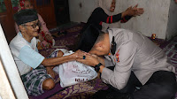 Wujud Kepedulian,Kapolres Soppeng Kembali Kunjungi Warga Kurang Mampu