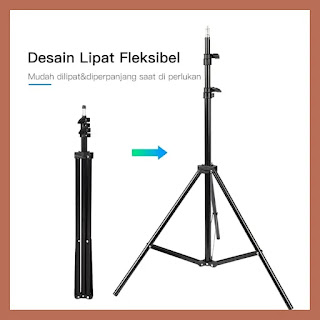 Tripod Light Stand Inbex IPT1701 Ukuran 210 cm