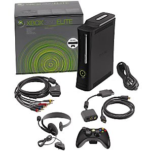 A Edi��o Elite do Xbox 360.