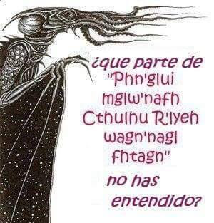 Meme de humor sobre Lovecraft