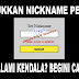 Membuat Nickname / Screenname Di Dalam PKV Games