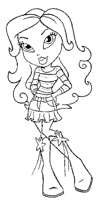 Bratz Coloring Pages on Bratz Coloring Pages  Brats Colouring Pages