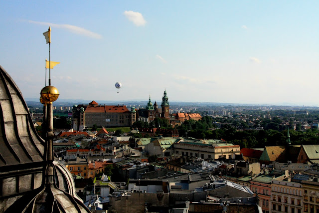 Vista aerea de Cracovia