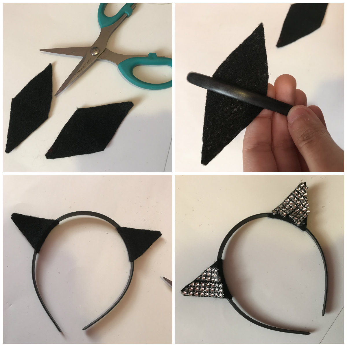 DIY Paper Kitty Cat Ears  What Can We Do With Paper And Glue