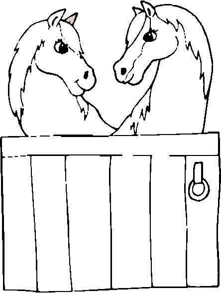  Desenhos de colorir cavalos