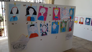 ART / Auto Retratos (Escola EB1 Castelo de Vide, 2.ºA), Paços do Concelho 2017, Castelo de Vide, Portugal